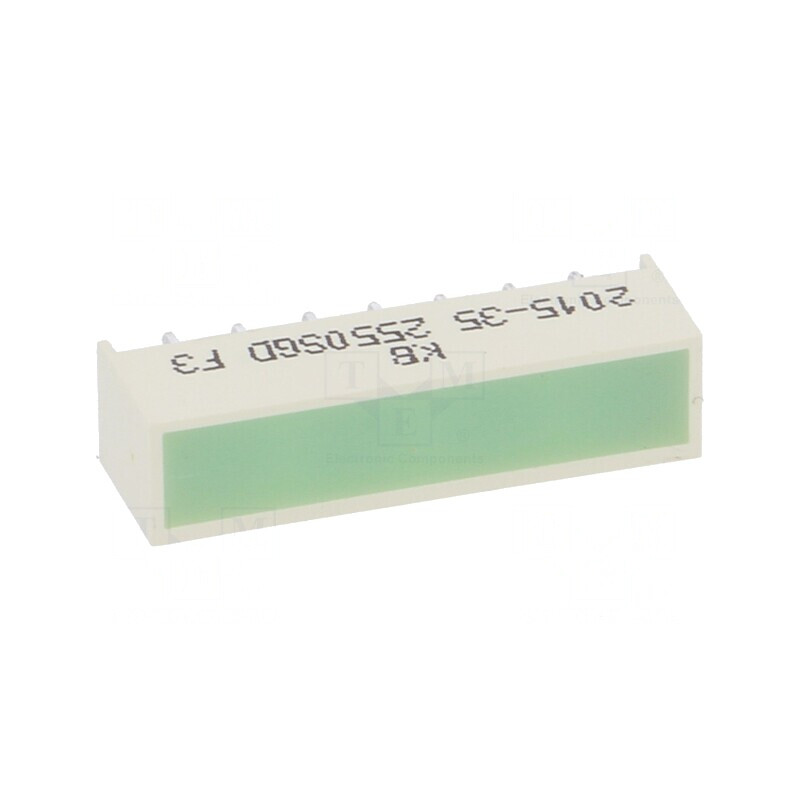 LED Afișaj Verde Difuz 568nm 20-50mcd | Electronic-mag.ro | Componente Electronice