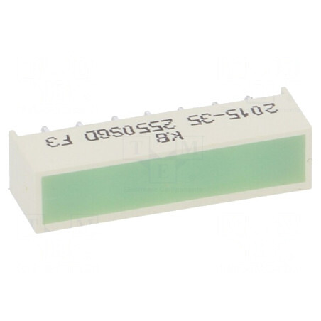 LED Afișaj Verde Difuz 568nm 20-50mcd | Electronic-mag.ro | Componente Electronice