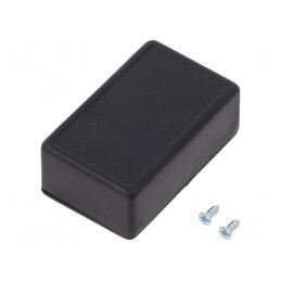 Carcasă universală ABS neagră 28x45x18mm | Electronic-mag.ro | Componente Electronice