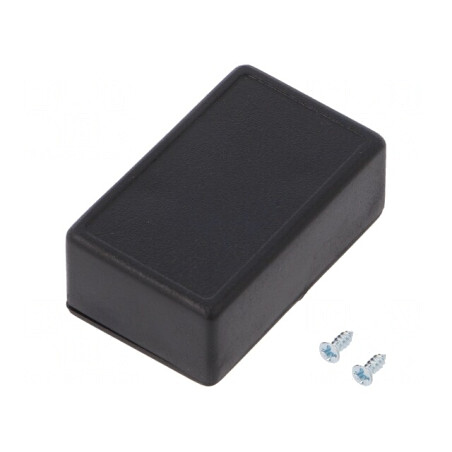 Carcasă universală ABS neagră 28x45x18mm | Electronic-mag.ro | Componente Electronice