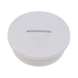 Capac de protecție IP54 poliamidă gri 13mm | Electronic-mag.ro | Componente Electronice