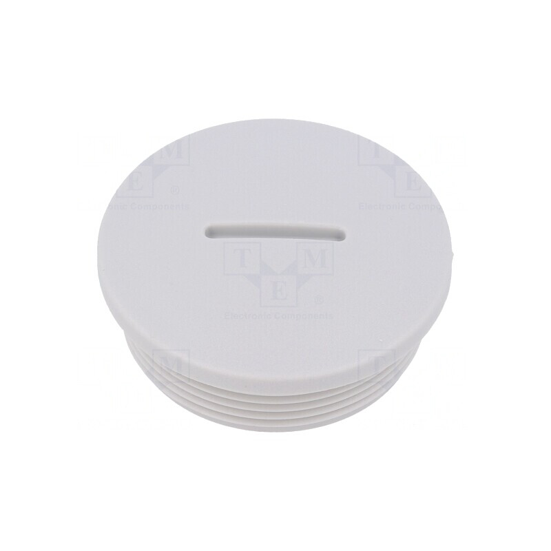Capac de protecție IP54 poliamidă gri 13mm | Electronic-mag.ro | Componente Electronice