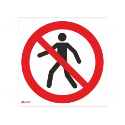 Sticker Autoadeziv Interzicere | Electronic-mag.ro | Componente Electronice