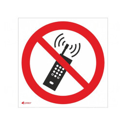 Indicator de Protecție Interzicere Autocolant | Electronic-mag.ro | Componente Electronice