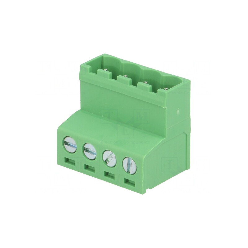 Regletă de Conexiuni Deconectabilă 5,08mm 4 Piste Drept Mufă | Electronic-mag.ro | Componente Electronice