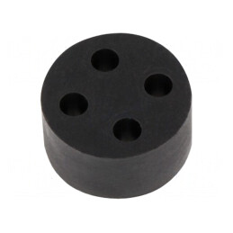 Insert Presetupă 3mm M20 IP68 Cauciuc NBR 4 Orificii | Electronic-mag.ro | Componente Electronice