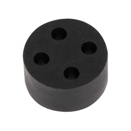 Insert Presetupă 3mm M20 IP68 Cauciuc NBR 4 Orificii | Electronic-mag.ro | Componente Electronice