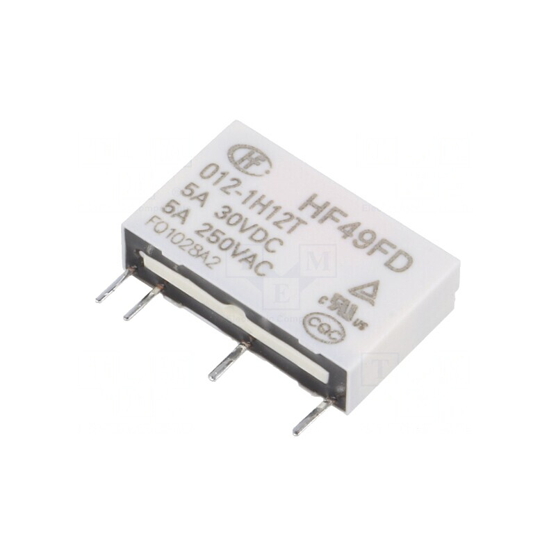 Releu Electromagnetic SPST-NO 12VDC 5A | Electronic-mag.ro | Componente Electronice Releu Electromagnetic SPST-NO 12VDC 5A | Electronic-mag.ro | Componente Electronice