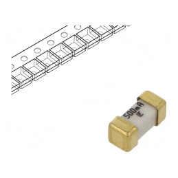 Siguranţă: siguranţă; ultra-rapid; 500mA; 125VAC; 125V; 125VDC; SMD