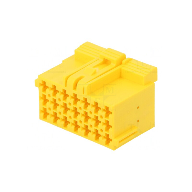 Conector Automotive JPT Mamă Mufă pe Cablu 21 PIN Galbenă | Electronic-mag.ro | Componente Electronice