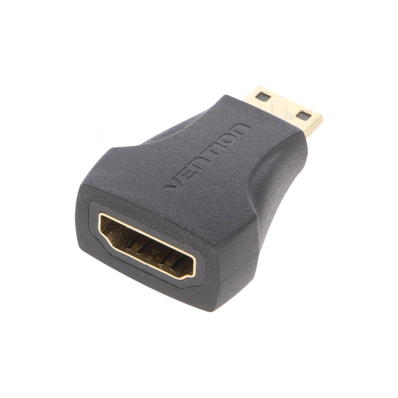 Adaptor HDMI Soclu la Mini HDMI Mufă Neagră | Electronic-mag.ro | Componente Electronice
