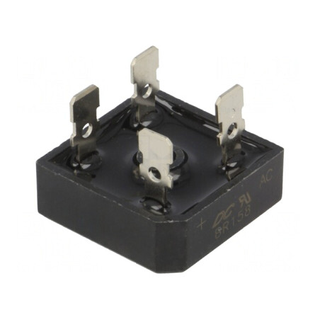 Punte Redresoare Monofazată 800V 15A 300A BR-25 | Electronic-mag.ro | Componente Electronice
