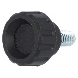Buton Reglare Poliamidă 16mm M5 10mm | Electronic-mag.ro | Componente Electronice