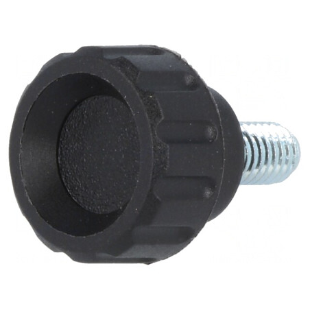 Buton Reglare Poliamidă 16mm M5 10mm | Electronic-mag.ro | Componente Electronice