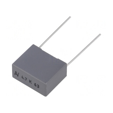 Condensator Poliester 4.7uF 40VAC 63VDC 15mm THT R60 | Electronic-mag.ro | Componente Electronice