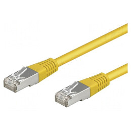 Patch Cord Ethernet Galben 1m Cat5e | Electronic-mag.ro | Componente Electronice
