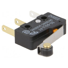 Microîntrerupător cu Manetă și Rulou 5A 250VAC | Electronic-mag.ro | Componente Electronice