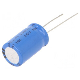 Condensator electrolitic THT 1mF 16V 12,5x20mm 5mm Raster | Electronic-mag.ro | Componente Electronice