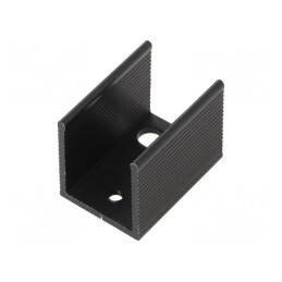 Radiator Negru TO220 25x18x20mm 17K/W | Electronic-mag.ro | Componente Electronice