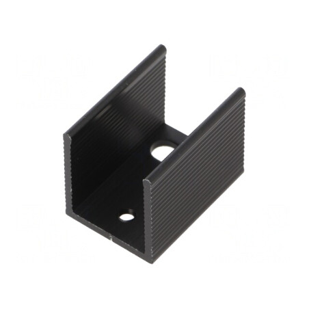 Radiator Negru TO220 25x18x20mm 17K/W | Electronic-mag.ro | Componente Electronice