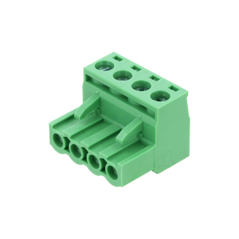 Regletă de Conexiuni Deconectabilă 5mm 4 Piste Drept Mufă | Electronic-mag.ro | Componente Electronice