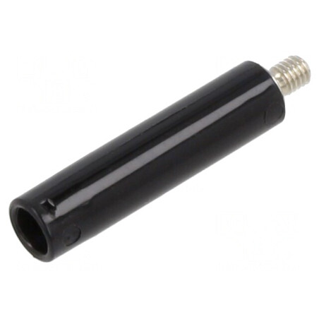 Soclu Banană 4mm 32A Negru Nichelat Cu Izolație | Electronic-mag.ro | Componente Electronice