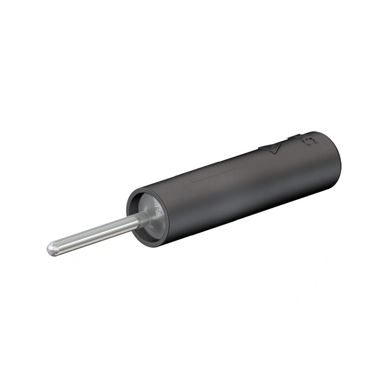 Soclu Banană 4mm 20A Negru Nichelat Crimpat Cu Șurub | Electronic-mag.ro | Componente Electronice