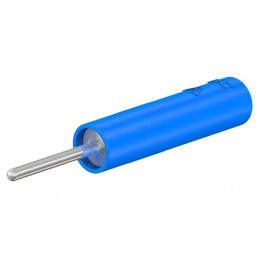 Soclu banană 4mm 20A albastră cu șurub | Electronic-mag.ro | Componente Electronice