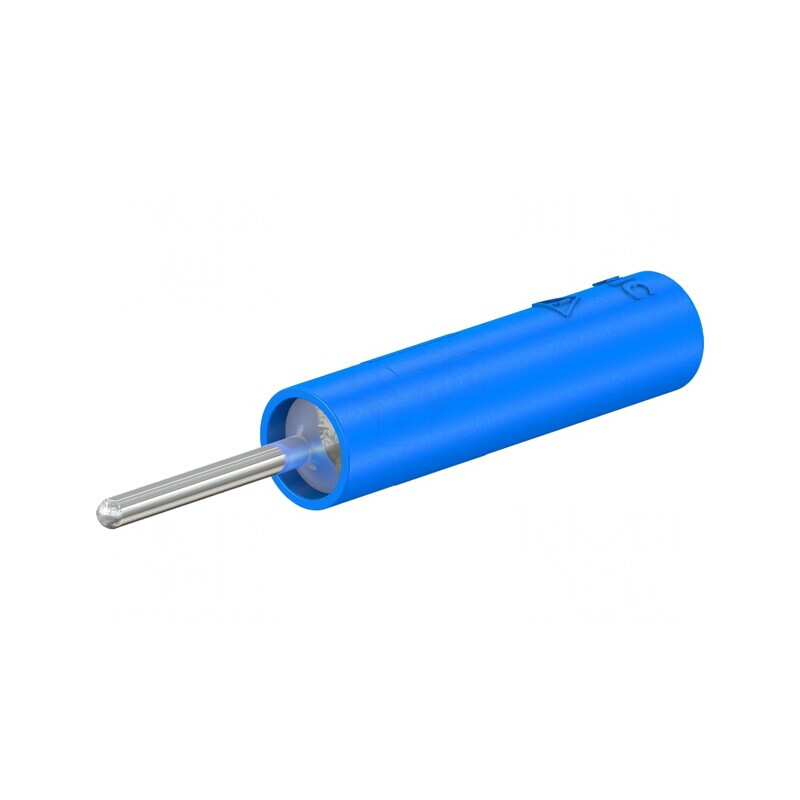 Soclu banană 4mm 20A albastră cu șurub | Electronic-mag.ro | Componente Electronice