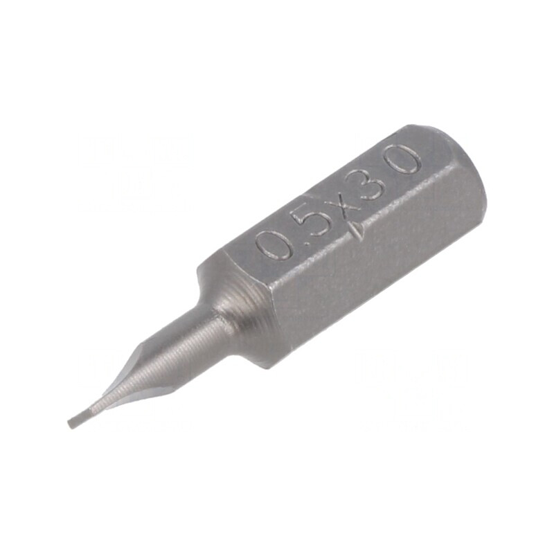 Capăt șurubelniță plată 3,0x0,5mm 25mm | Electronic-mag.ro | Componente Electronice