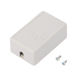 Carcasă Alimentator ABS Gri 28x45x18mm | Electronic-mag.ro | Componente Electronice