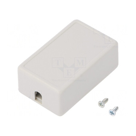 Carcasă Alimentator ABS Gri 28x45x18mm | Electronic-mag.ro | Componente Electronice