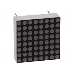 Afișaj LED Matrice 8x8 Galben-Verde 20x20mm