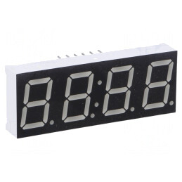 LED 7 Segmente 14.2mm 4 Digiți Galben | Electronic-mag.ro | Componente Electronice