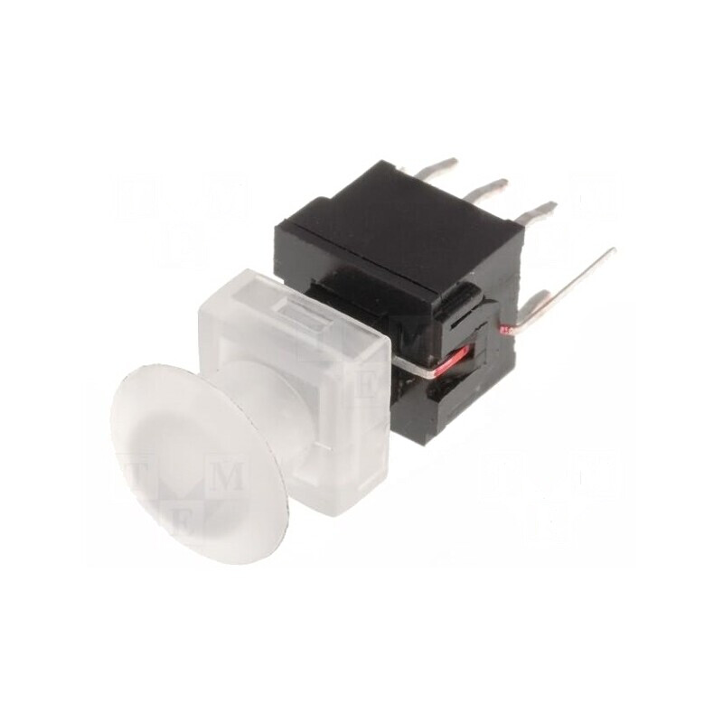 Comutator tastatură DPDT 0,1A/30VDC LED verde | Electronic-mag.ro | Componente Electronice