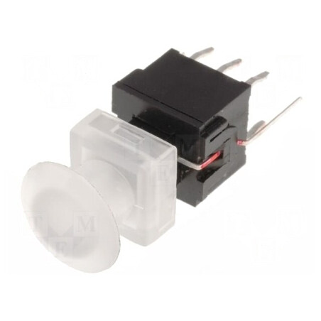 Comutator tastatură DPDT 0,1A/30VDC LED verde | Electronic-mag.ro | Componente Electronice