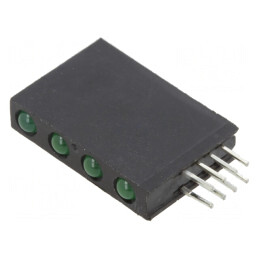 LED Verde 3mm 20mA Difuz 40° | Electronic-mag.ro | Componente Electronice