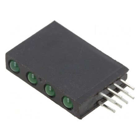 LED Verde 3mm 20mA Difuz 40° | Electronic-mag.ro | Componente Electronice