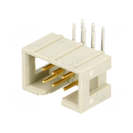 Soclu IDC tată 6 pini unghi 90° THT 1,27mm 2,54mm | Electronic-mag.ro | Componente Electronice