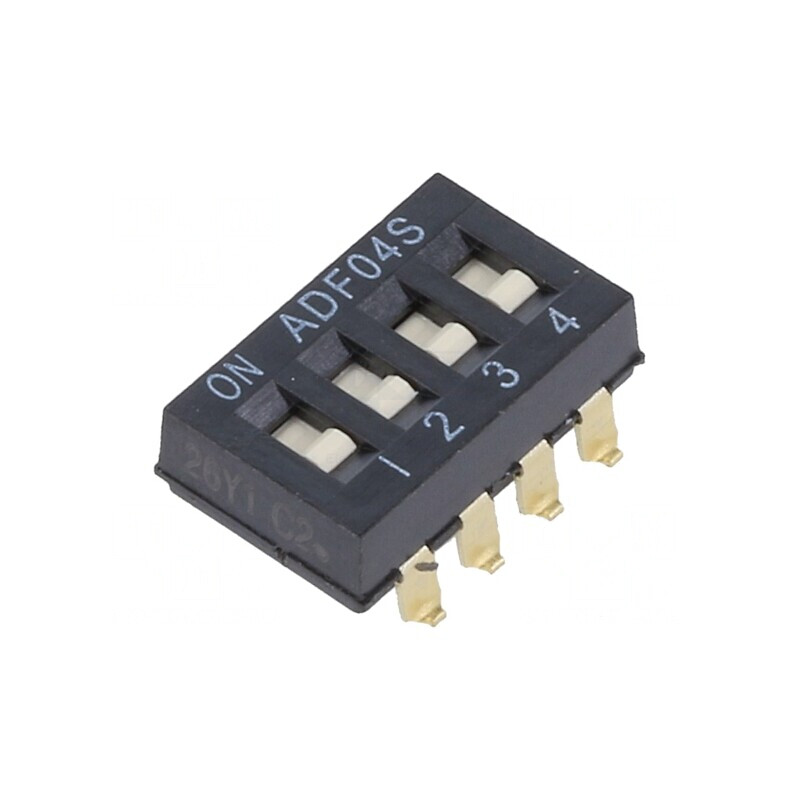 Comutator DIP-SWITCH 4 Secțiuni ON-OFF 24VDC | Electronic-mag.ro | Componente Electronice Comutator DIP-SWITCH 4 Secțiuni ON-OFF 24VDC | Electronic-mag.ro | Componente Electronice