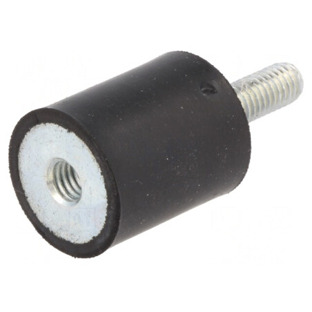 Atenuator de Vibrații M6 20mm Guma 25mm 315N | Electronic-mag.ro | Componente Electronice