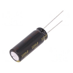 Condensator Electrolitic Low ESR THT 2200uF 25V 12,5x35mm