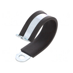 Clipsuri oțel cu protecție EPDM 42mm x 20mm | Electronic-mag.ro | Componente Electronice