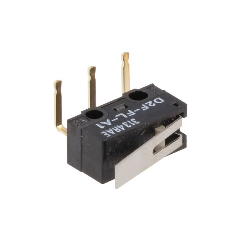 Microîntrerupător cu Manetă 3A/125VAC 2A/30VDC | Electronic-mag.ro | Componente Electronice
