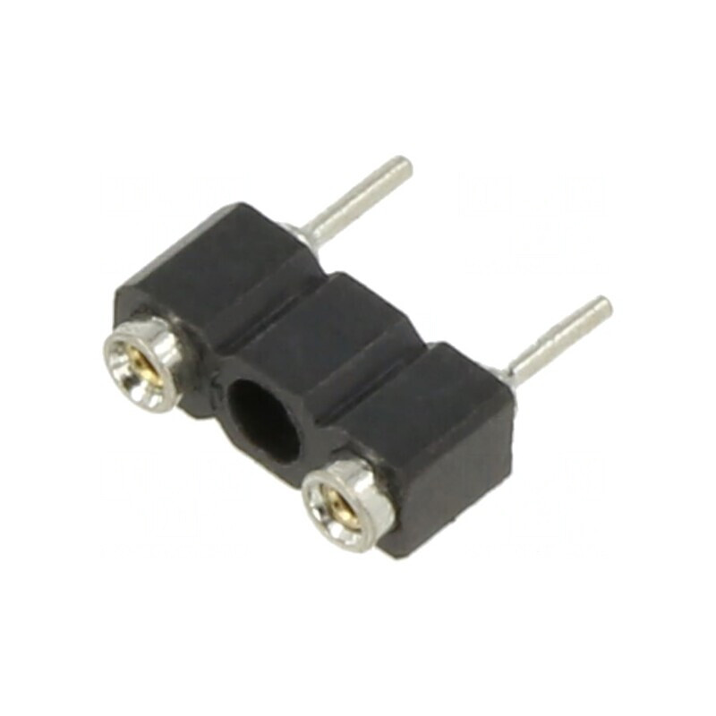 Clemă THT 6,3A PPS Termoplast Neagră 5,08mm | Electronic-mag.ro | Componente Electronice