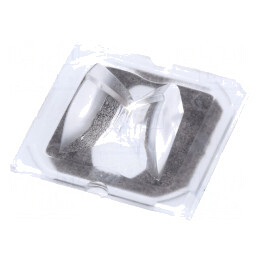 Lentilă LED pătrată plexiglass transparentă 10,82mm | Electronic-mag.ro | Componente Electronice