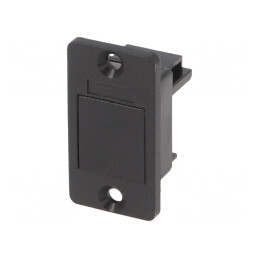 Capac de protecție negru plastic 29mm Slim | Electronic-mag.ro | Componente Electronice