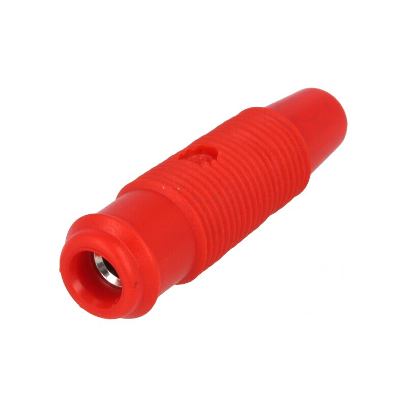 Adaptor Banană 4mm Roșu Priză | Electronic-mag.ro | Componente Electronice