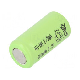 Baterie Ni-MH 1,2V 600mAh 2/3AA | Electronic-mag.ro | Componente Electronice