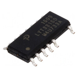 PMIC AC/DC Switcher LED Driver 85-265V SO16B | Electronic-mag.ro | Componente Electronice